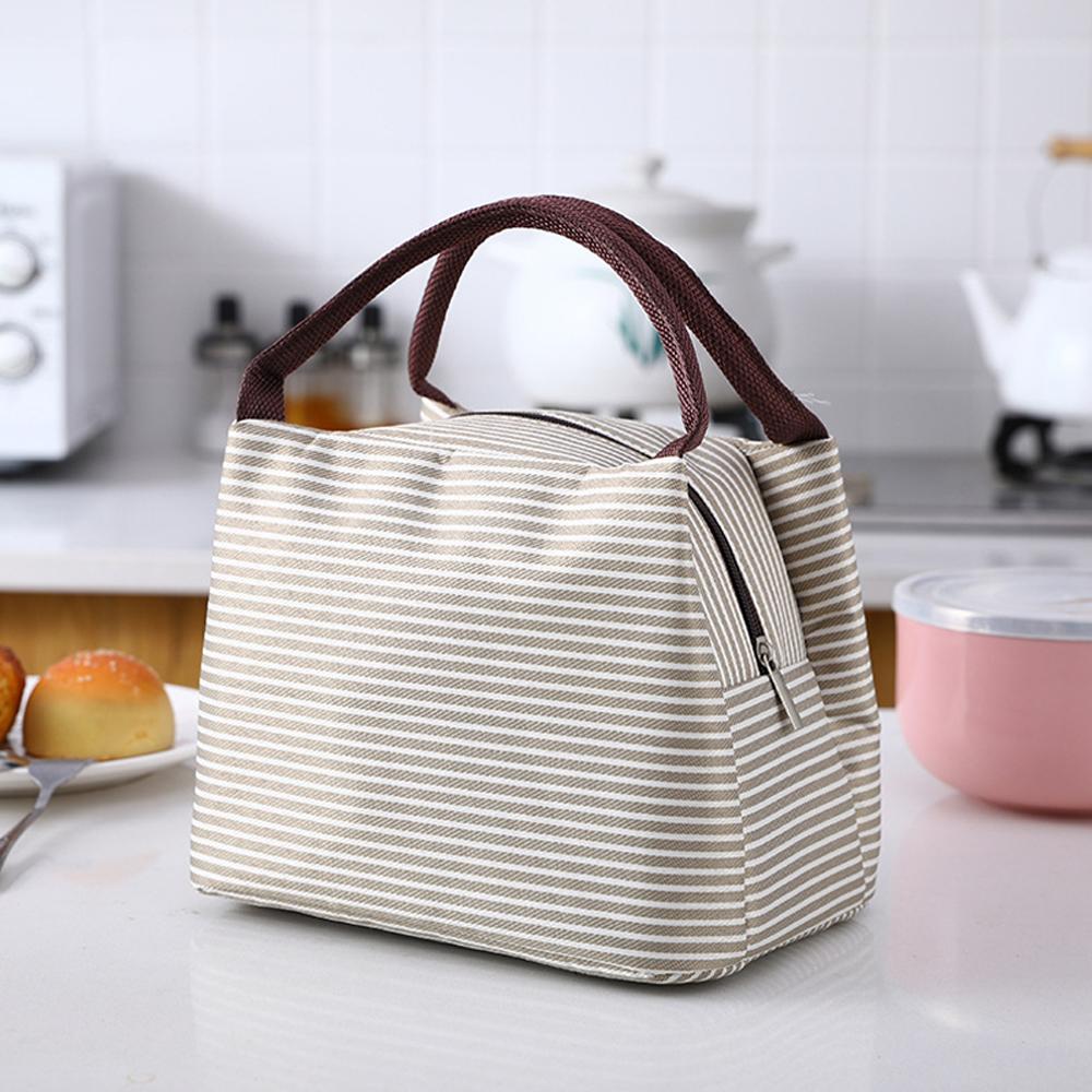 Stripes Lunch Bag For Women Is - Food Storage Thermos บทวิจารณ์และราคา