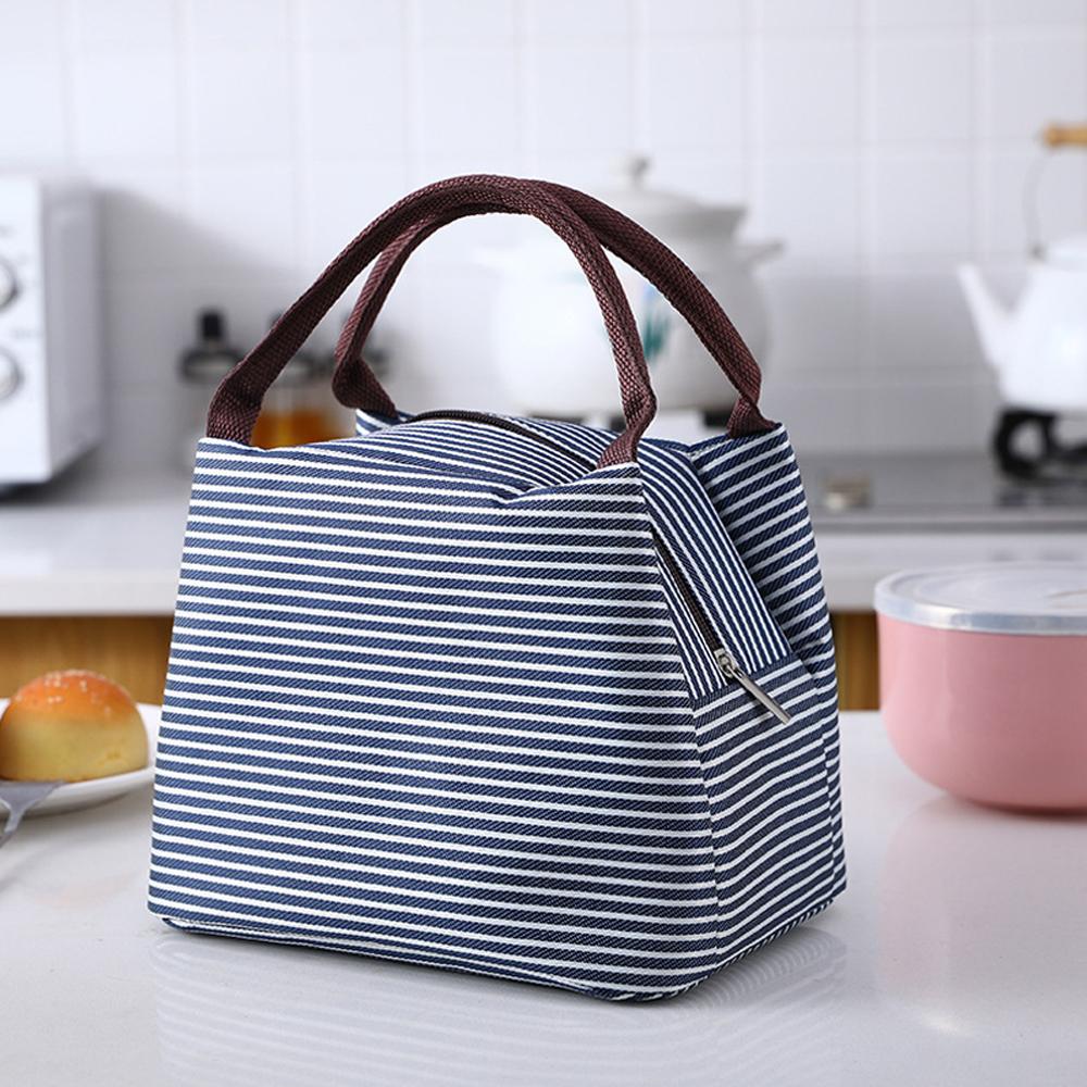 Stripes Lunch Bag For Women Is - Food Storage Thermos บทวิจารณ์และราคา