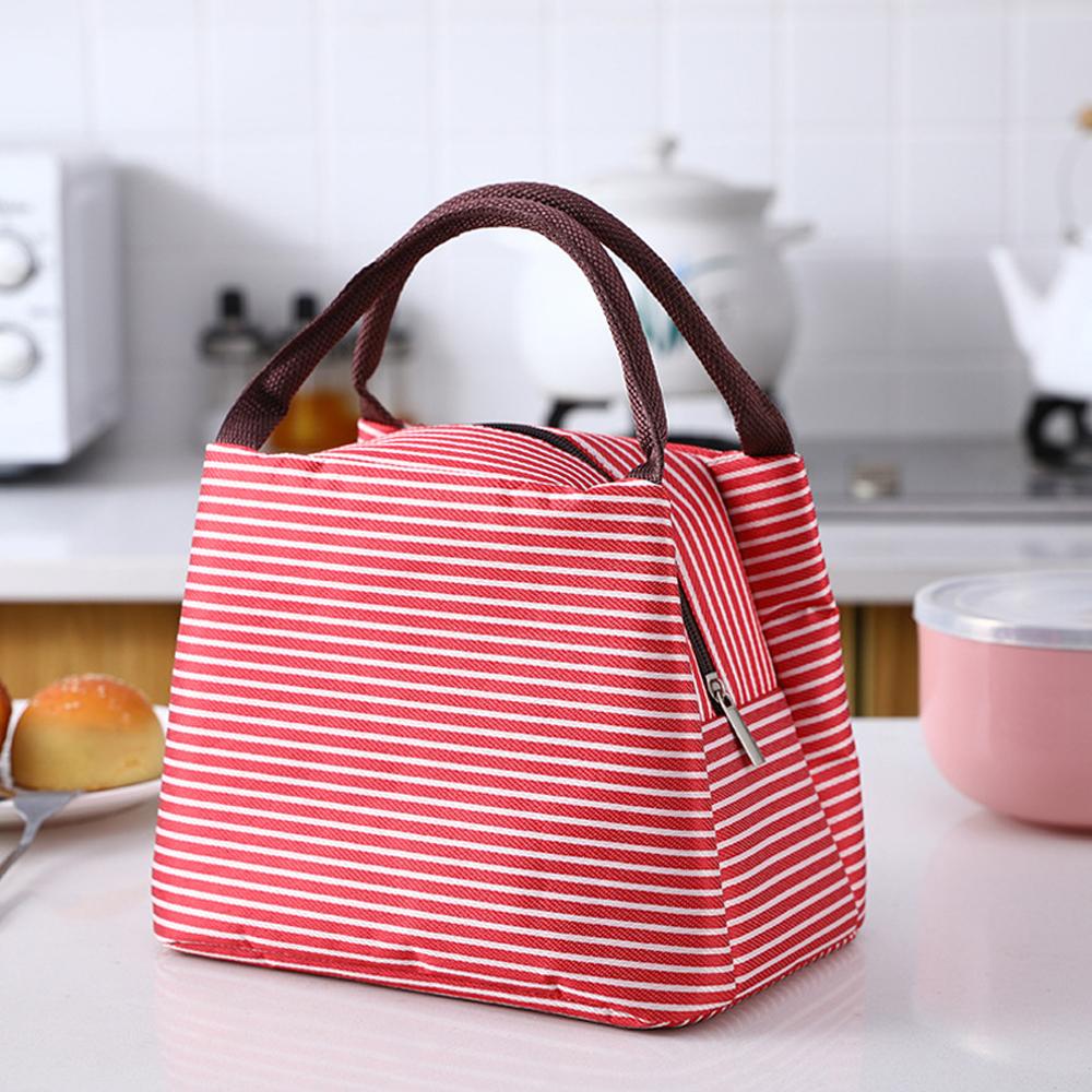 Stripes Lunch Bag For Women Is - Food Storage Thermos บทวิจารณ์และราคา