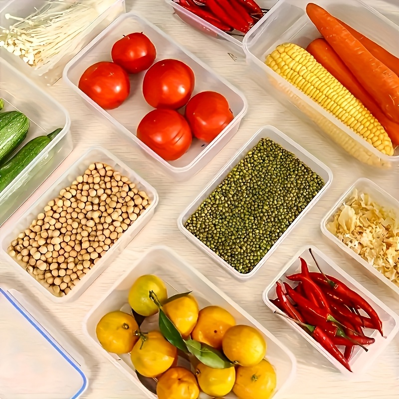 8Pcs Set Includes 4 Containers - Food Storage Vegetables บทวิจารณ์และราคา