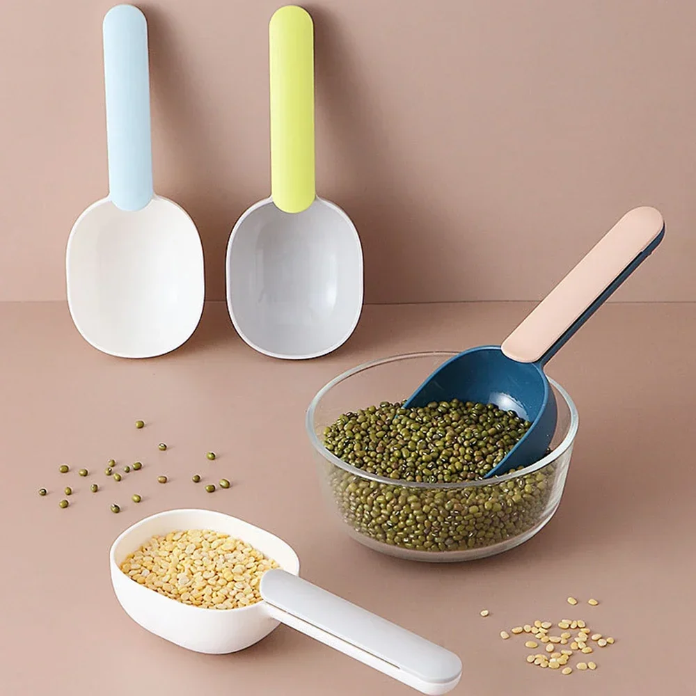 Flour Spoon Bag Clip Pet Cat D - Food Storage With Scoop บทวิจารณ์และราคา