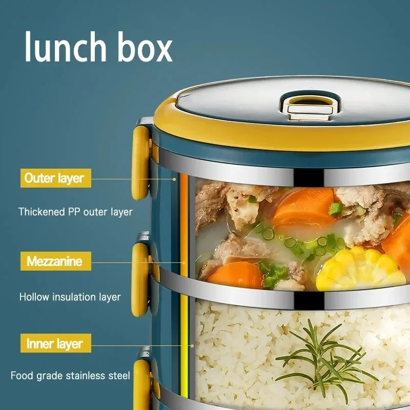 Portable Lunch Box Thermo Insu - Food Storage Thermos บทวิจารณ์และราคา