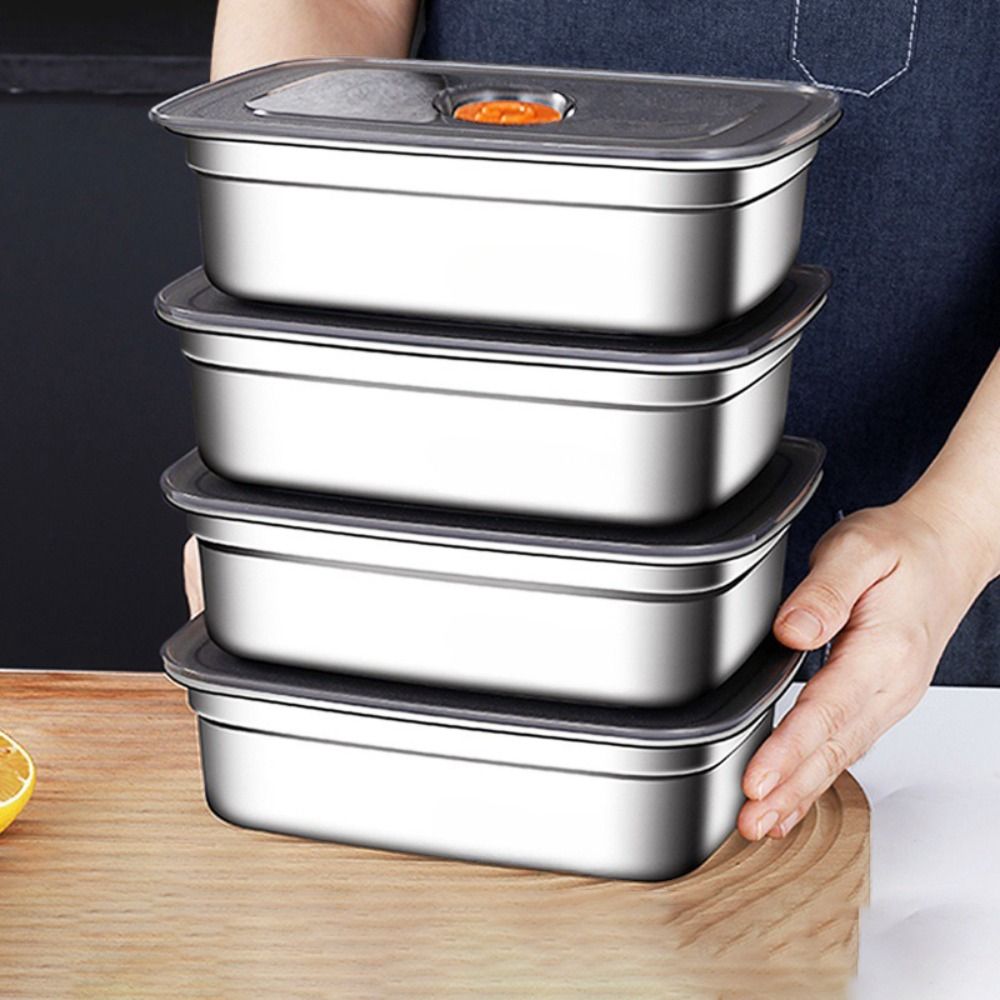 Stainless Steel Lunch Box Bent - Food Storage Underground บทวิจารณ์และราคา