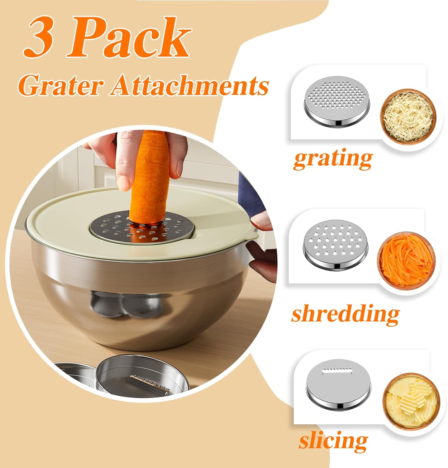 Mixing Bowls with Lids Set 6PC - Food Storage Bowls บทวิจารณ์และราคา