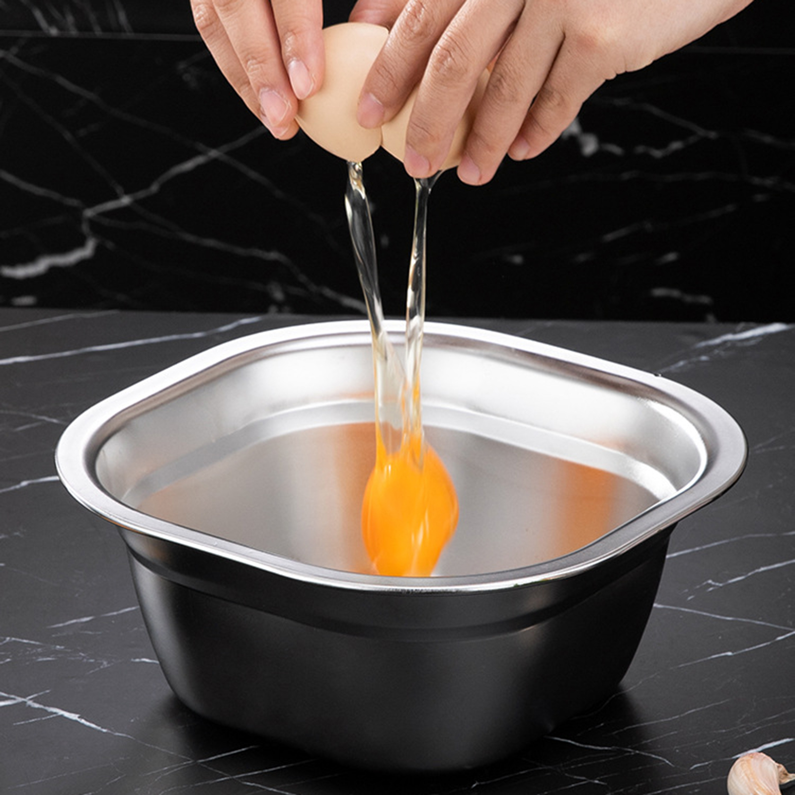 Stainless Steel Square Basin V - Food Storage Meals บทวิจารณ์และราคา