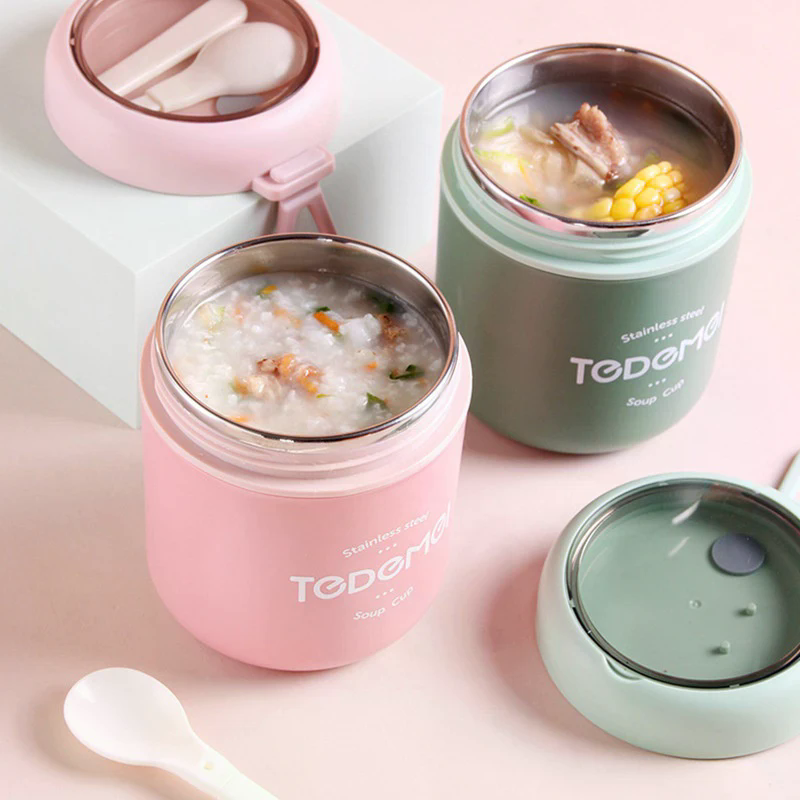 ☸Stainless Steel Vaccum Cup So - Food Storage Thermos บทวิจารณ์และราคา