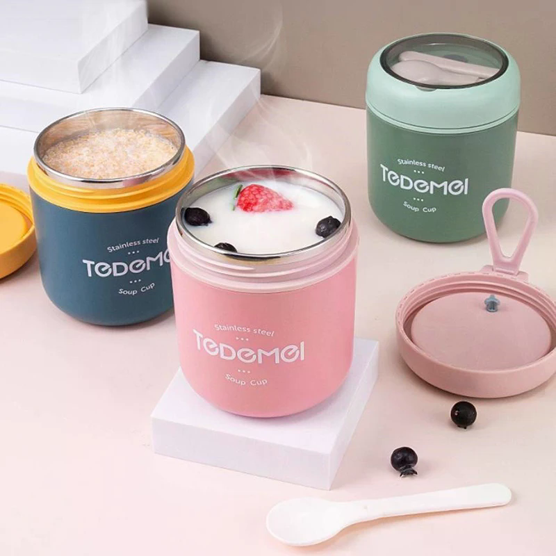 ☸Stainless Steel Vaccum Cup So - Food Storage Thermos บทวิจารณ์และราคา
