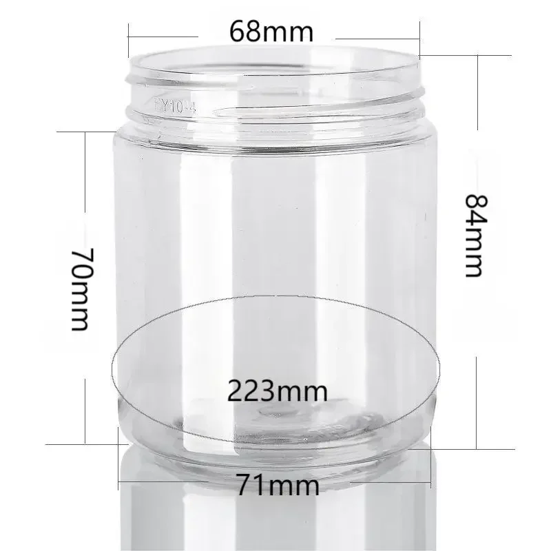 20pcs 250ml Clear Empty Plasti - Food Storage Aluminum Containers บทวิจารณ์และราคา