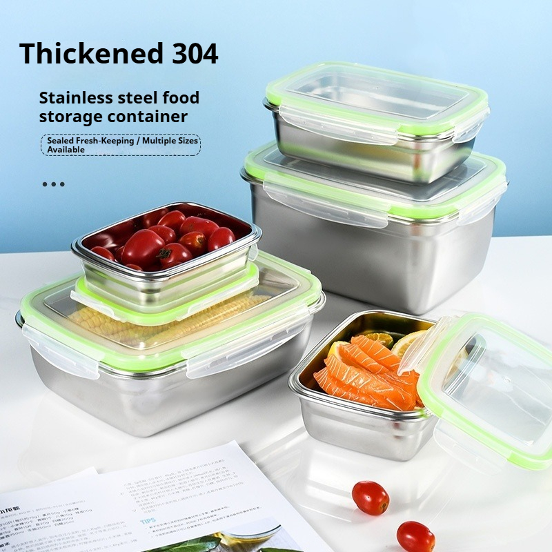 304 Stainless Steel Lunch Box  - Food Storage Underground บทวิจารณ์และราคา