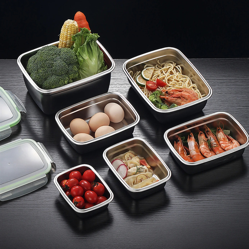 304 Stainless Steel Lunch Box  - Food Storage Underground บทวิจารณ์และราคา