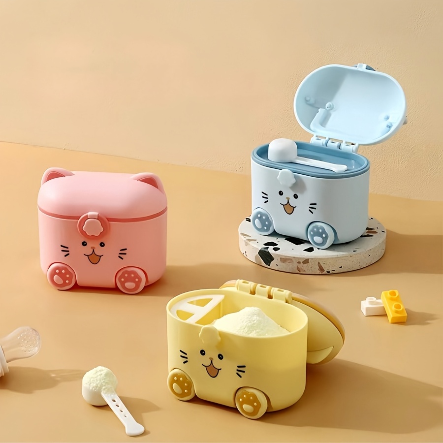 Cute Cat Milk Powder Container - Food Storage Locker บทวิจารณ์และราคา