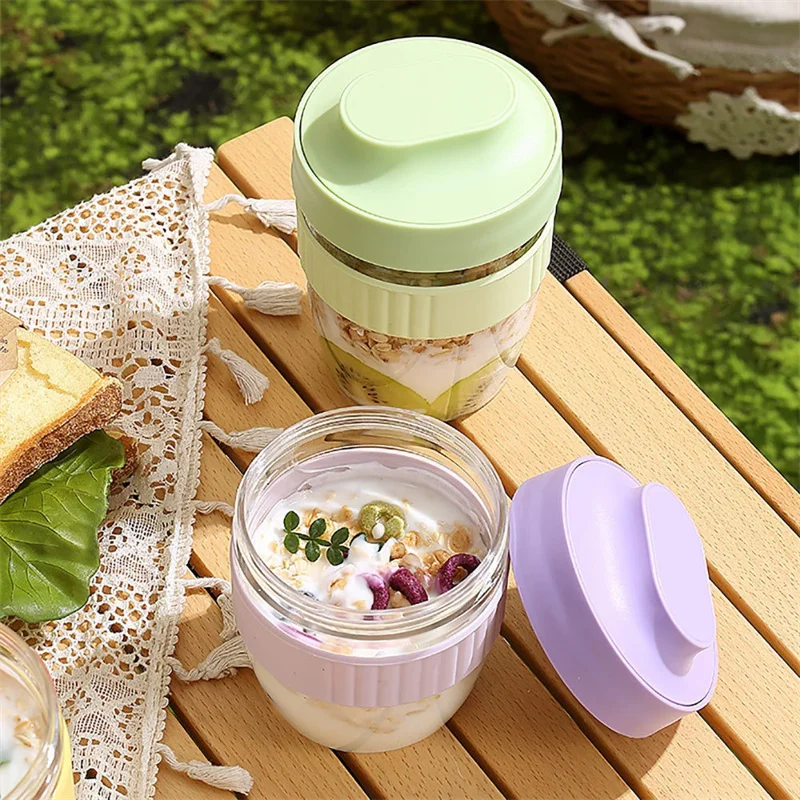 Portable Breakfast Fruit Oat Y - Food Storage With Scoop บทวิจารณ์และราคา