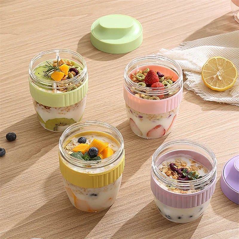 Portable Breakfast Fruit Oat Y - Food Storage With Scoop บทวิจารณ์และราคา