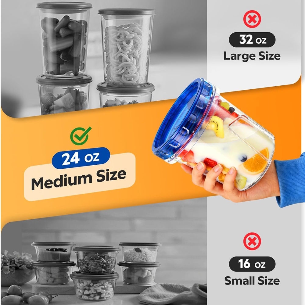 Freezer Storage Containers Air - Food Storage Meals บทวิจารณ์และราคา
