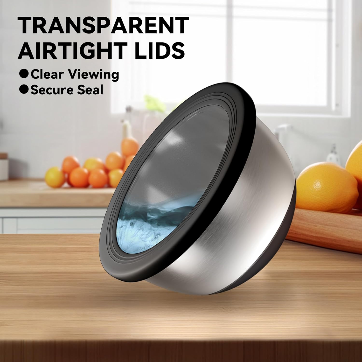 Stainless Steel Mixing Bowls w - Food Storage Bowls บทวิจารณ์และราคา
