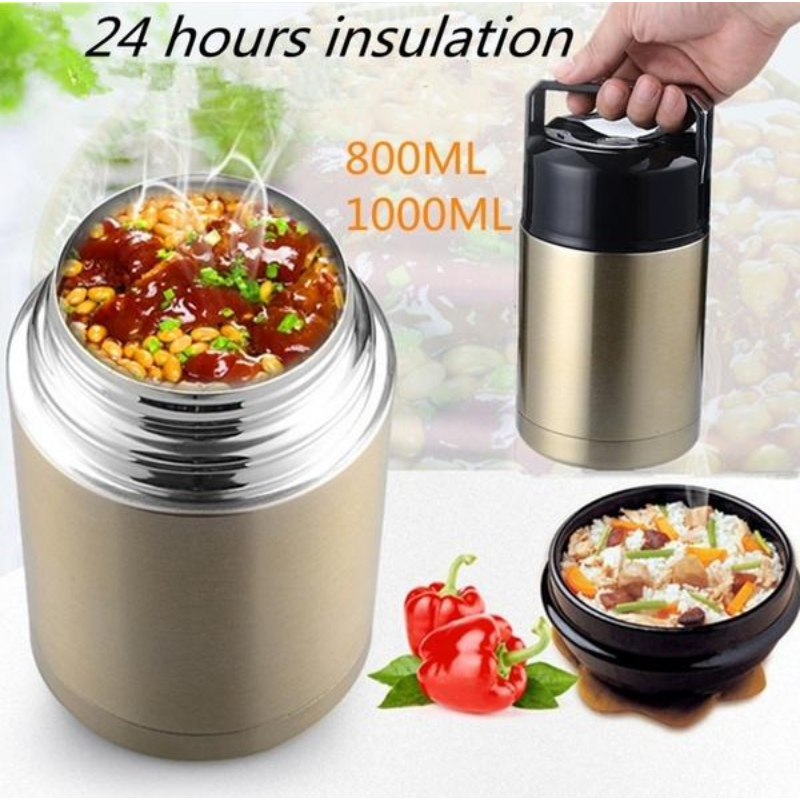 Large Capacity 800ML/1000ML Th - Food Storage Thermos บทวิจารณ์และราคา