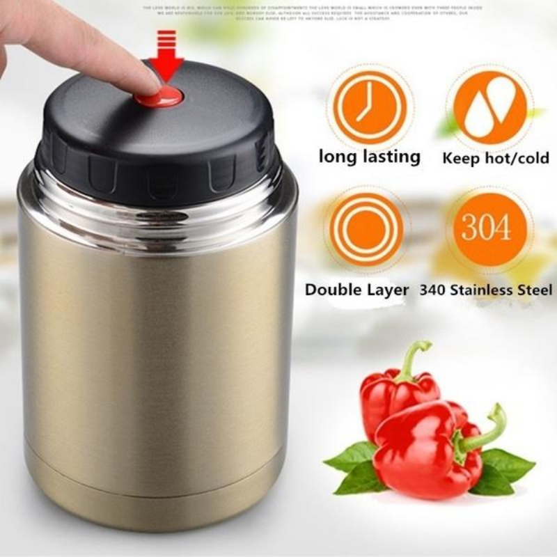 Large Capacity 800ML/1000ML Th - Food Storage Thermos บทวิจารณ์และราคา
