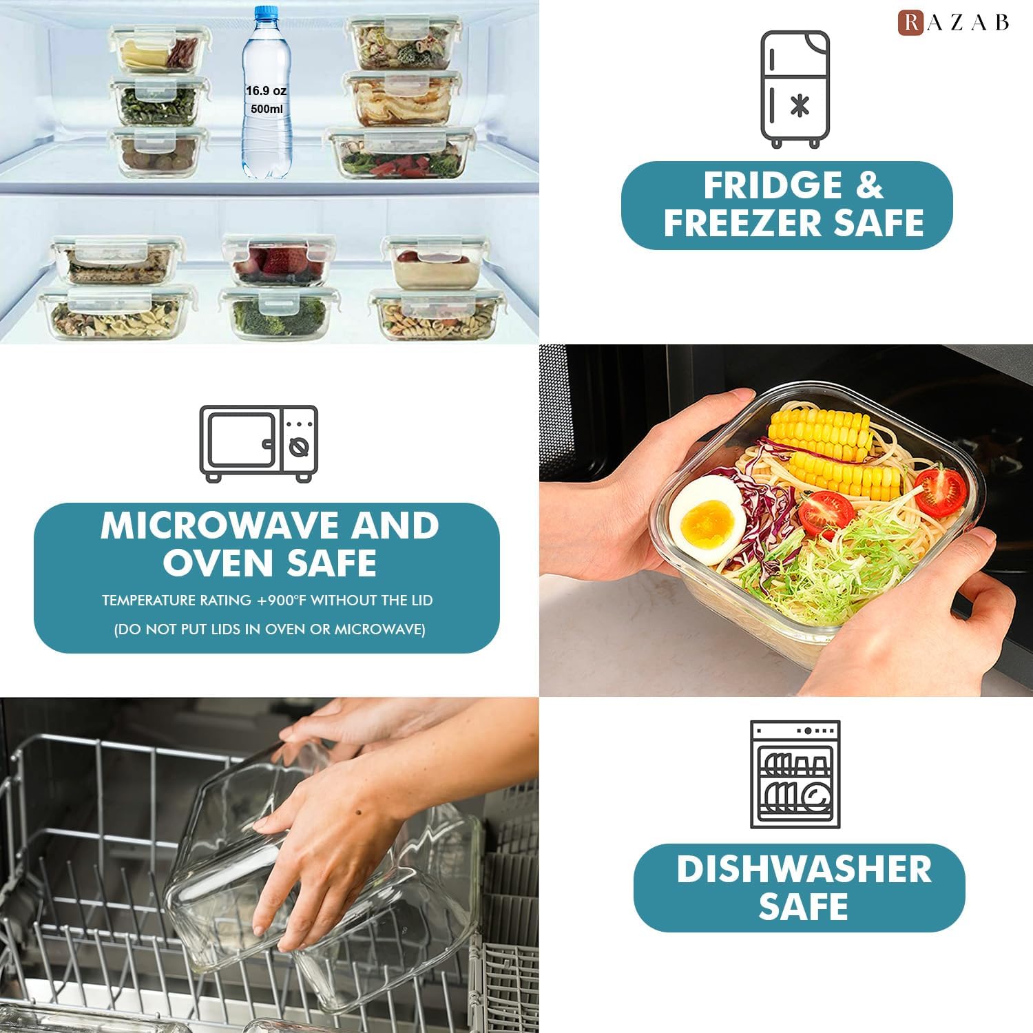 24 Pc Airtight Glass Food Stor - Food Storage Containers Glass บทวิจารณ์และราคา