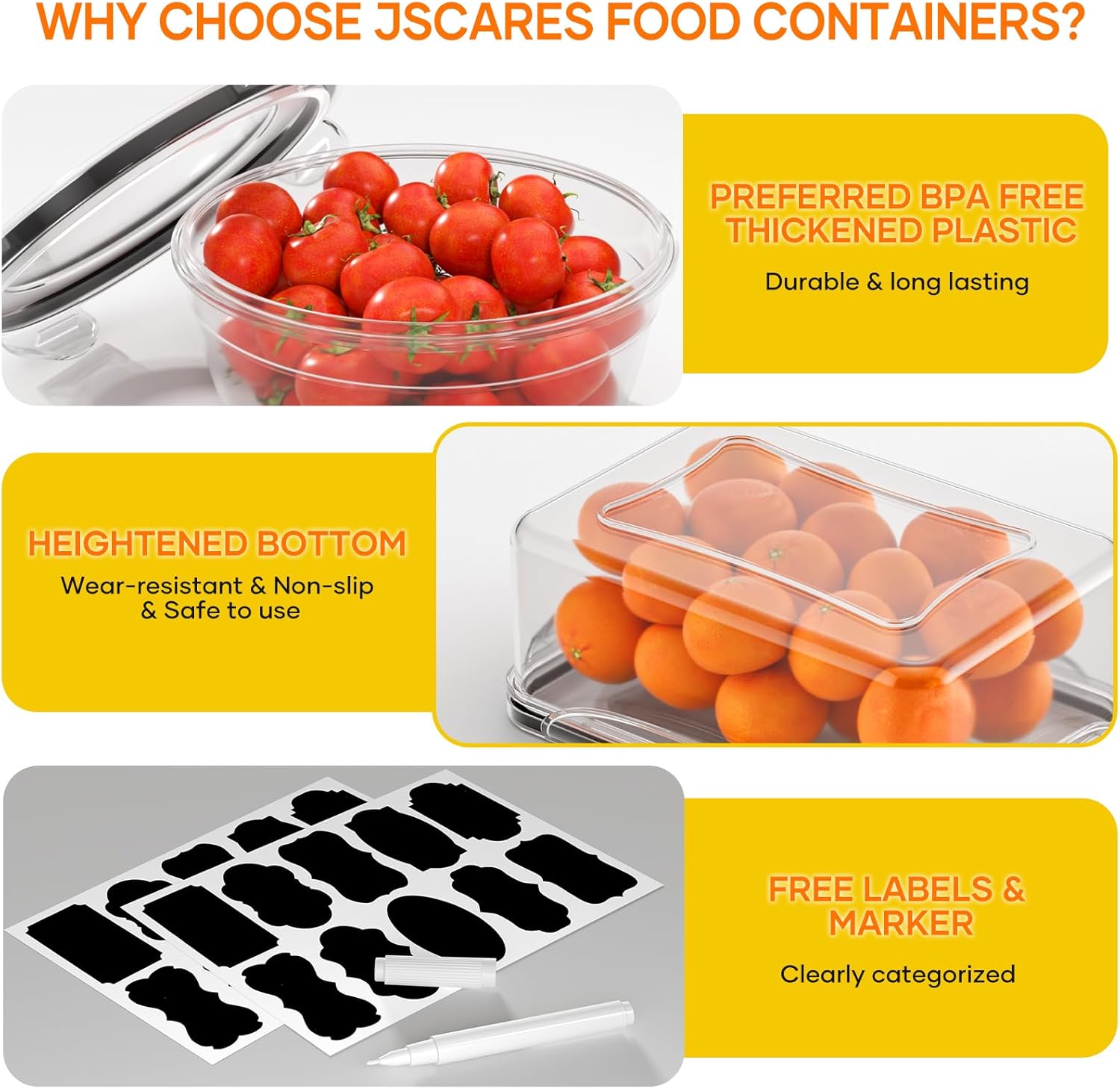 52 PCS Food Storage Containers - Food Storage Meals บทวิจารณ์และราคา