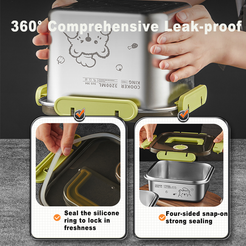 COOKER KING 420ml-6200ml Large - Food Storage Box Large บทวิจารณ์และราคา