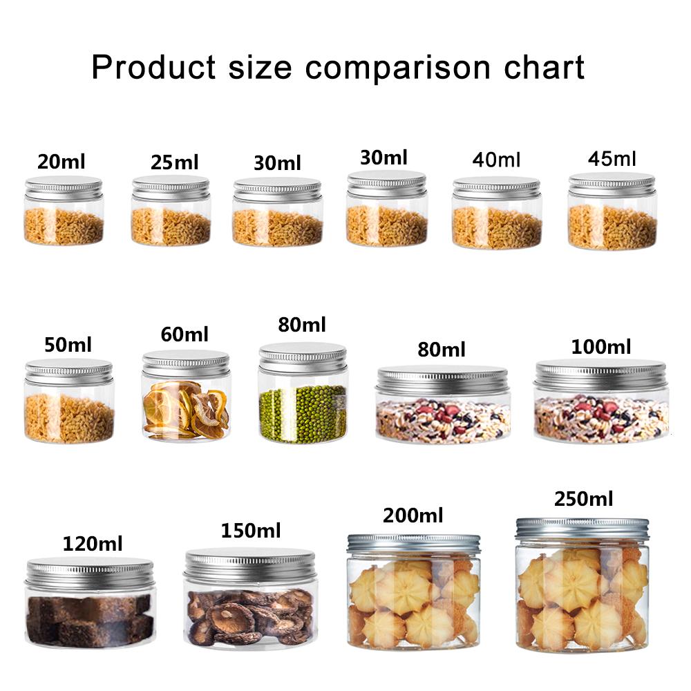 5-10P Storage Jars Clear Alumi - Food Storage Aluminum Containers บทวิจารณ์และราคา