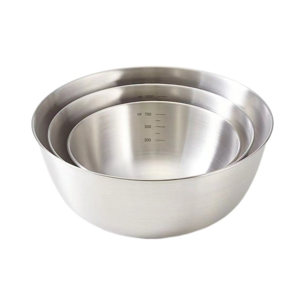 3pcs Stainless Steel Bowl Set  - Food Storage Bowls บทวิจารณ์และราคา