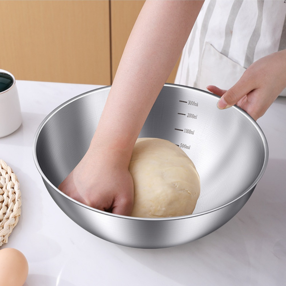 3pcs Stainless Steel Bowl Set  - Food Storage Bowls บทวิจารณ์และราคา