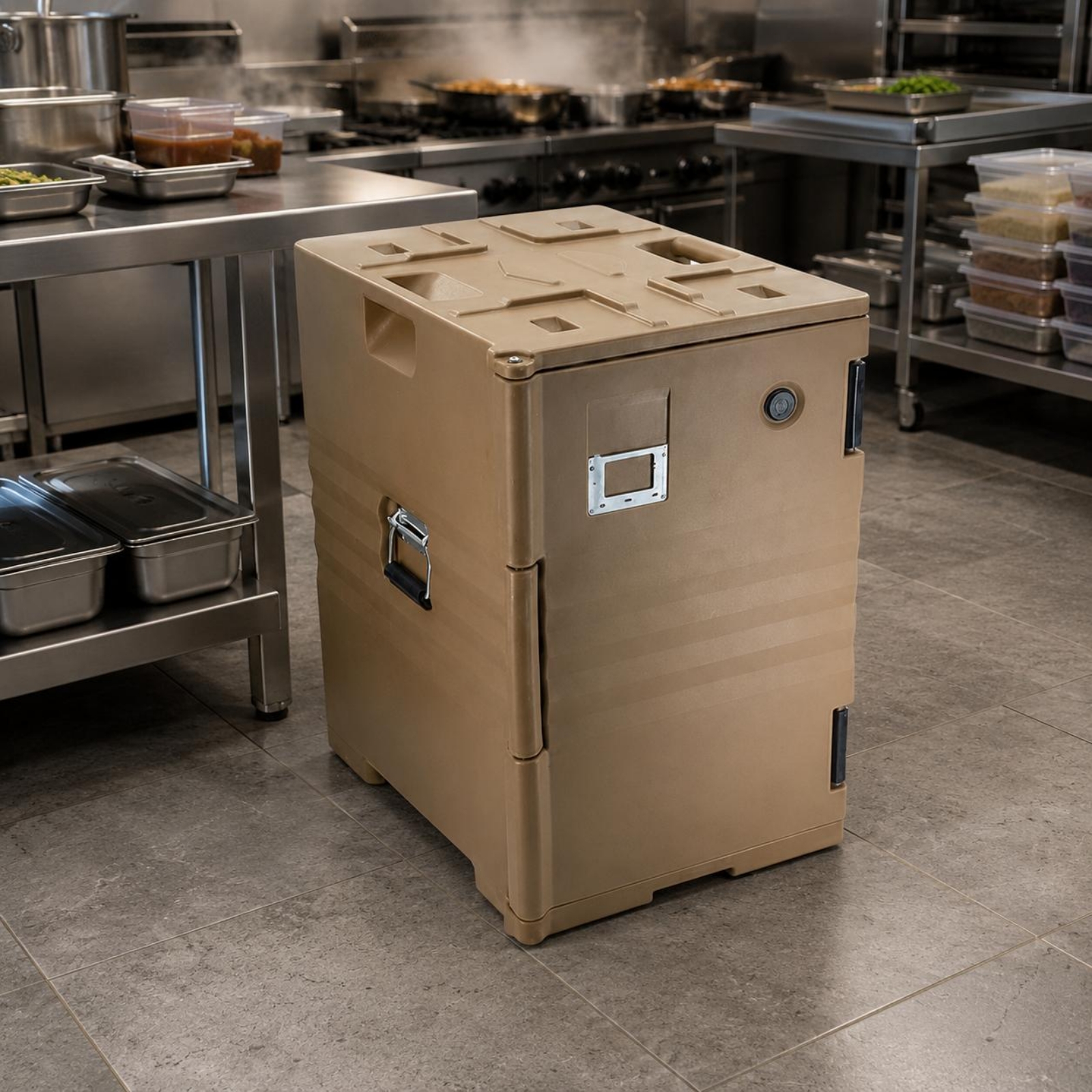 Insulated Food Box Metal Latch - Food Storage Box Large บทวิจารณ์และราคา