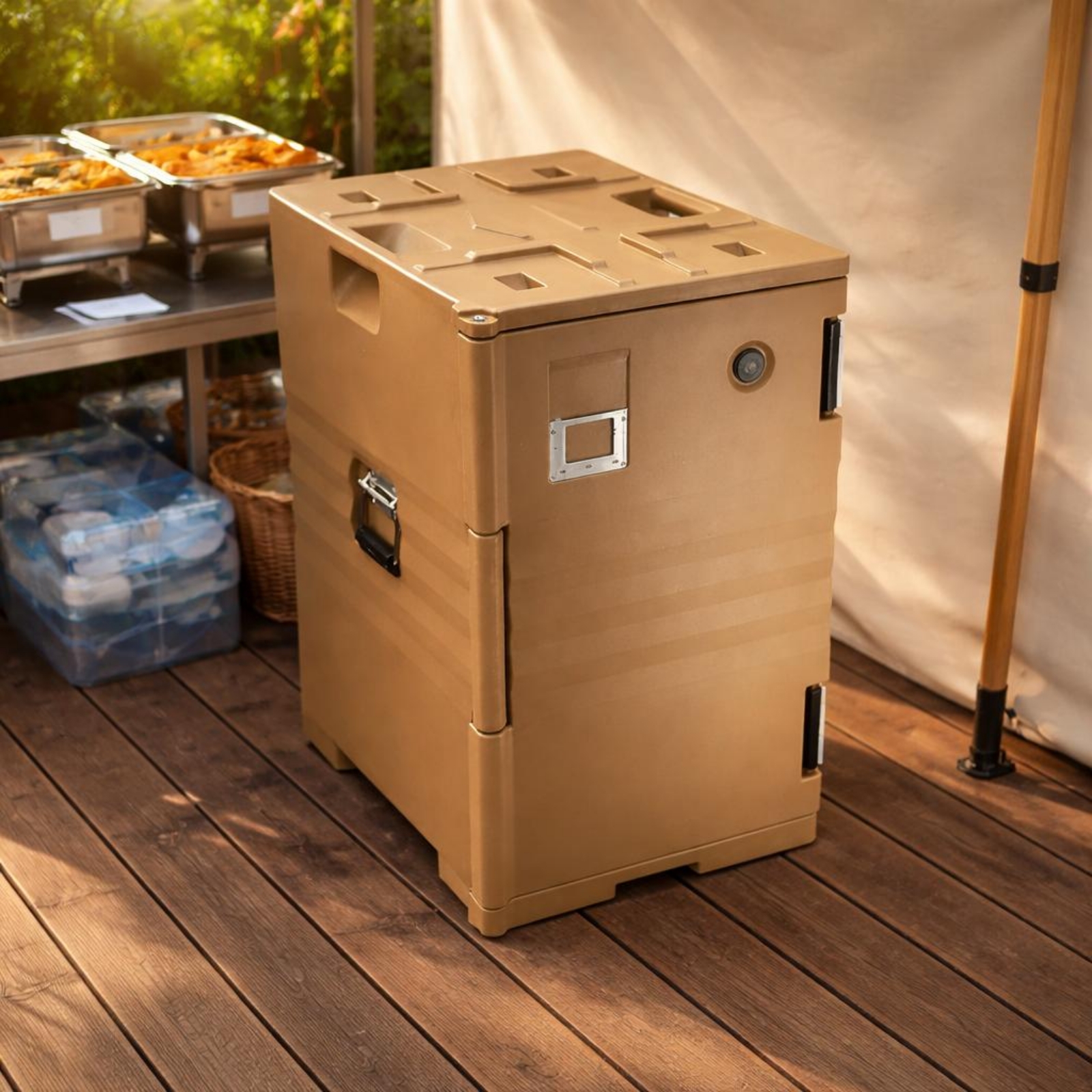 Insulated Food Box Metal Latch - Food Storage Box Large บทวิจารณ์และราคา