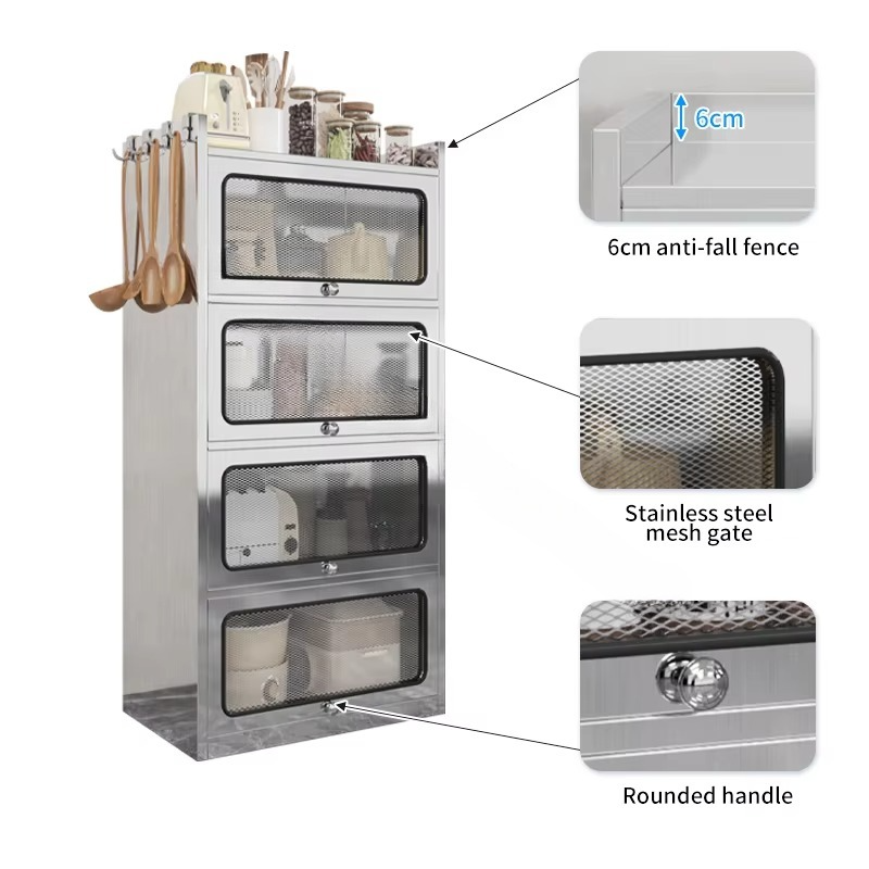 Stainless steel kitchen locker - Food Storage Locker บทวิจารณ์และราคา