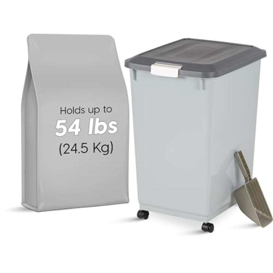 Dog Food Storage Container 54  - Food Storage With Scoop บทวิจารณ์และราคา
