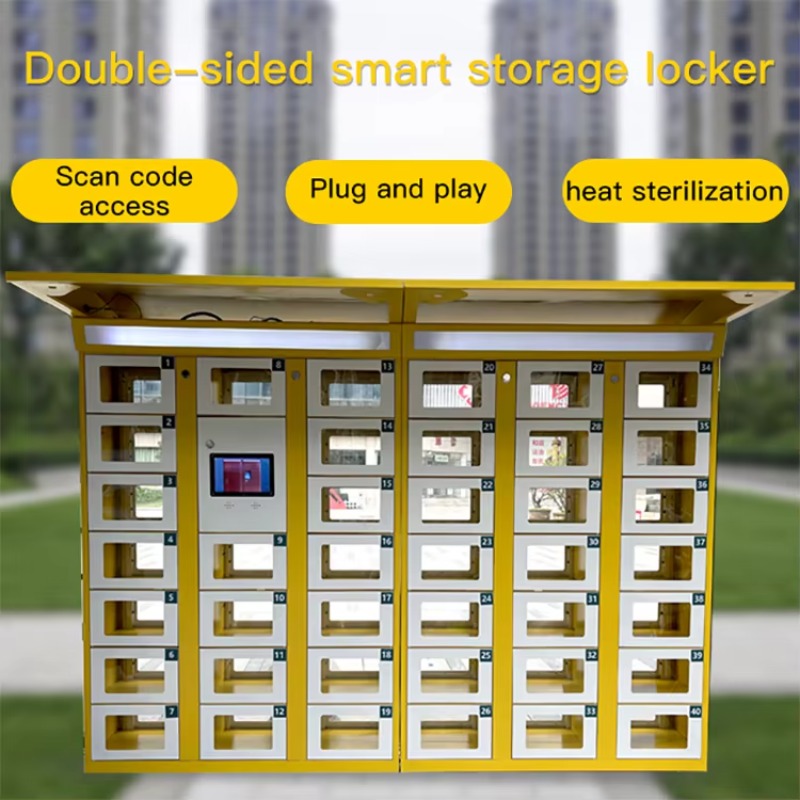 Custom Double Sided Locker Ele - Food Storage Locker บทวิจารณ์และราคา