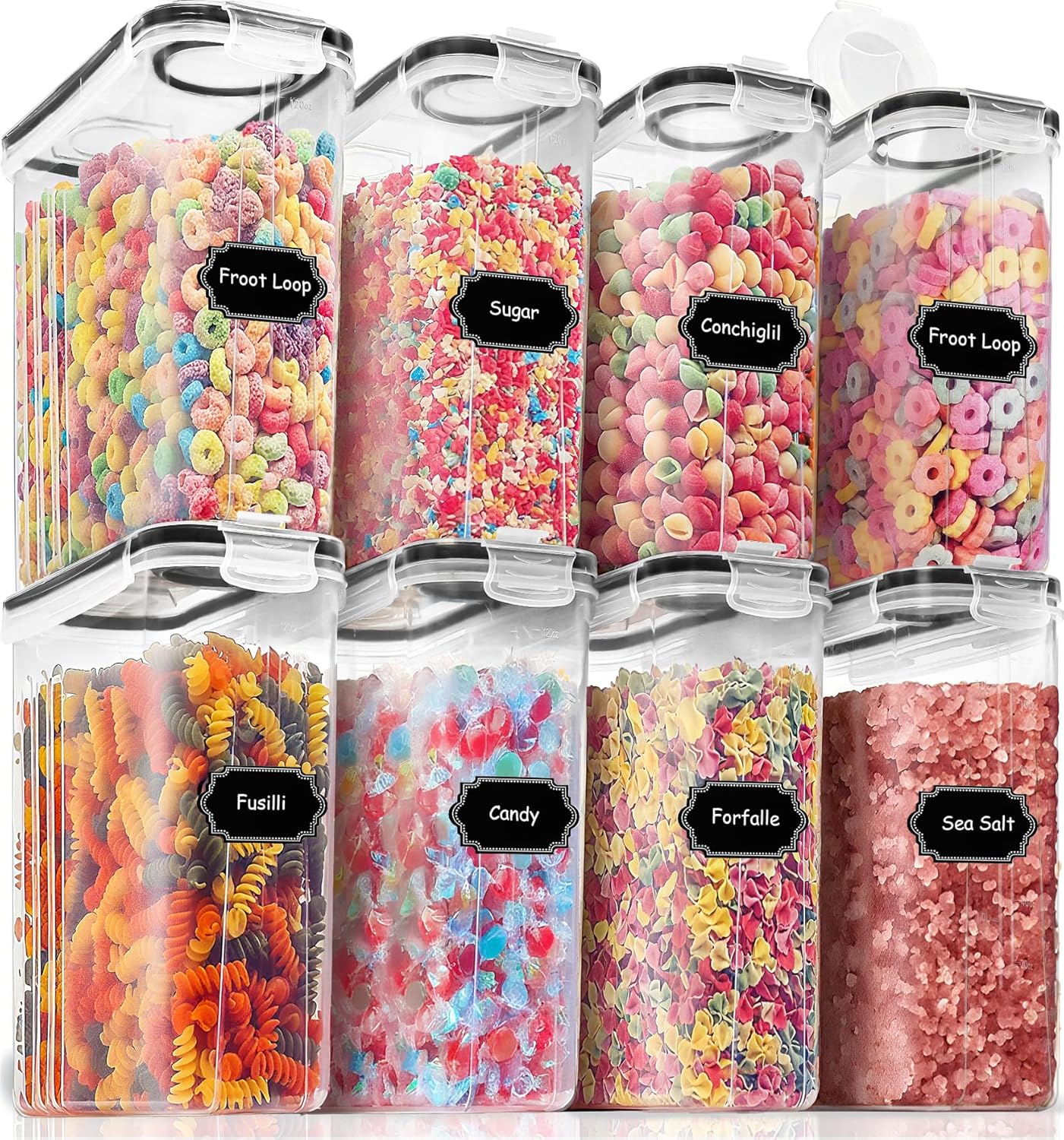 8-Piece Airtight Food Storage  - Food Storage Containers Glass บทวิจารณ์และราคา