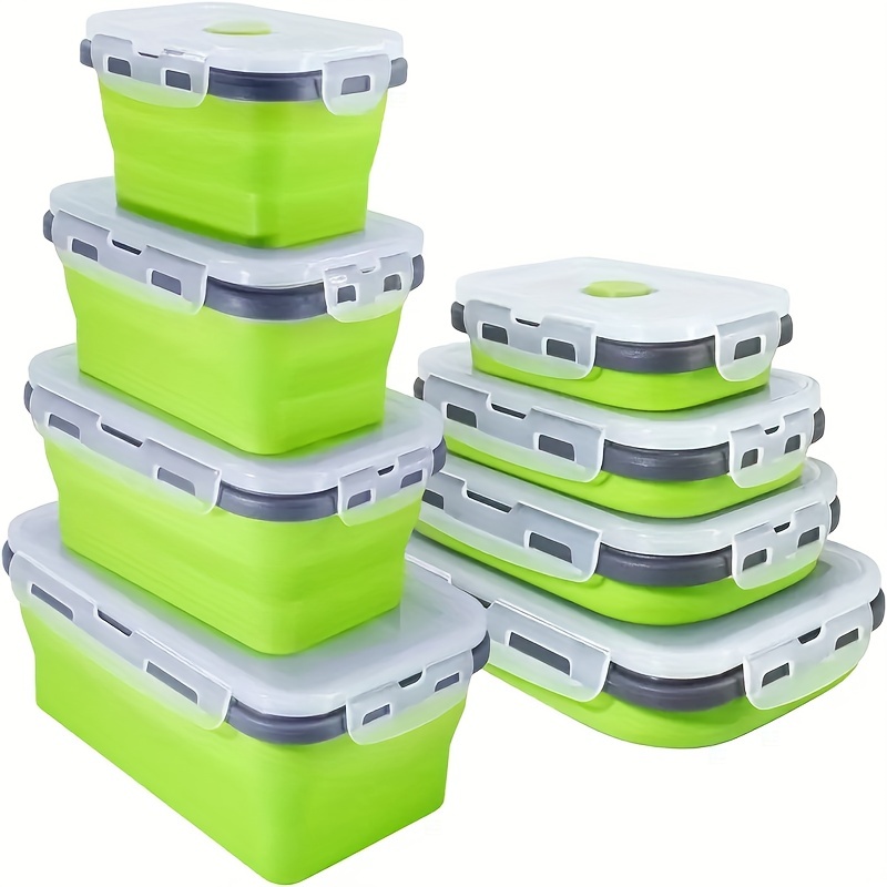 1/4pcs Collapsible Silicone Fo - Food Storage Tupperware บทวิจารณ์และราคา