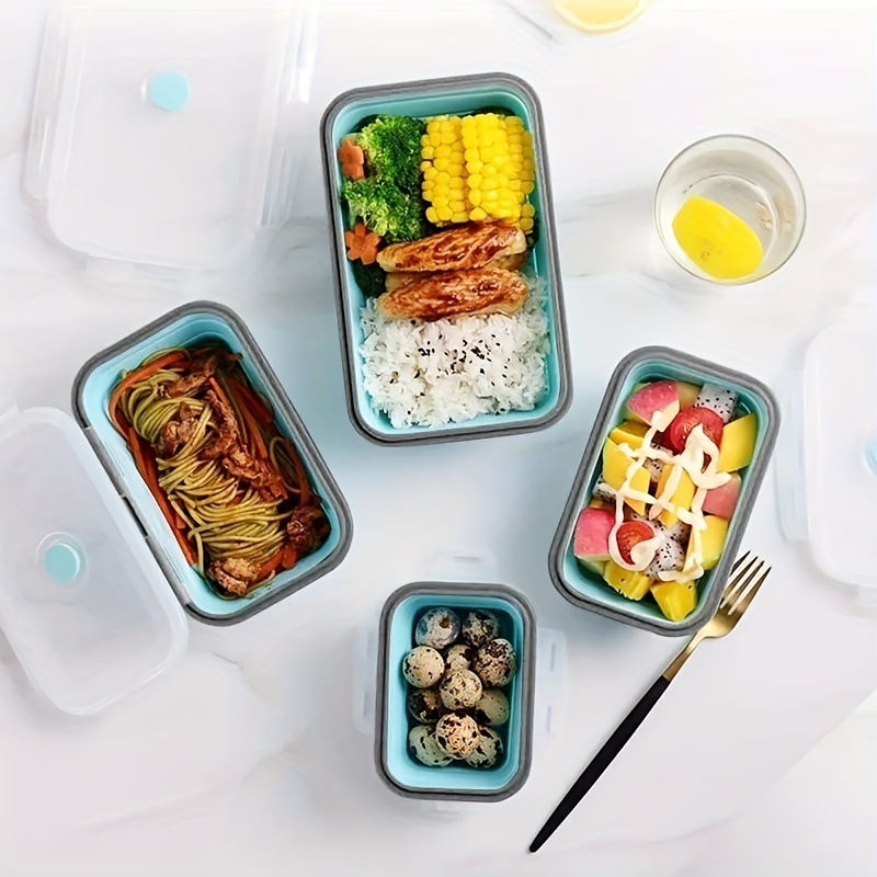 1/4pcs Collapsible Silicone Fo - Food Storage Tupperware บทวิจารณ์และราคา