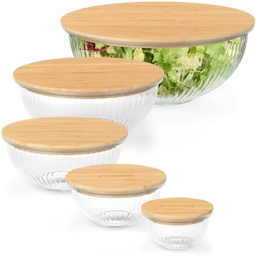 Stackable Space-Saving Set of  - Food Storage Bowls บทวิจารณ์และราคา
