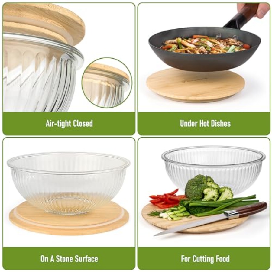 Stackable Space-Saving Set of  - Food Storage Bowls บทวิจารณ์และราคา