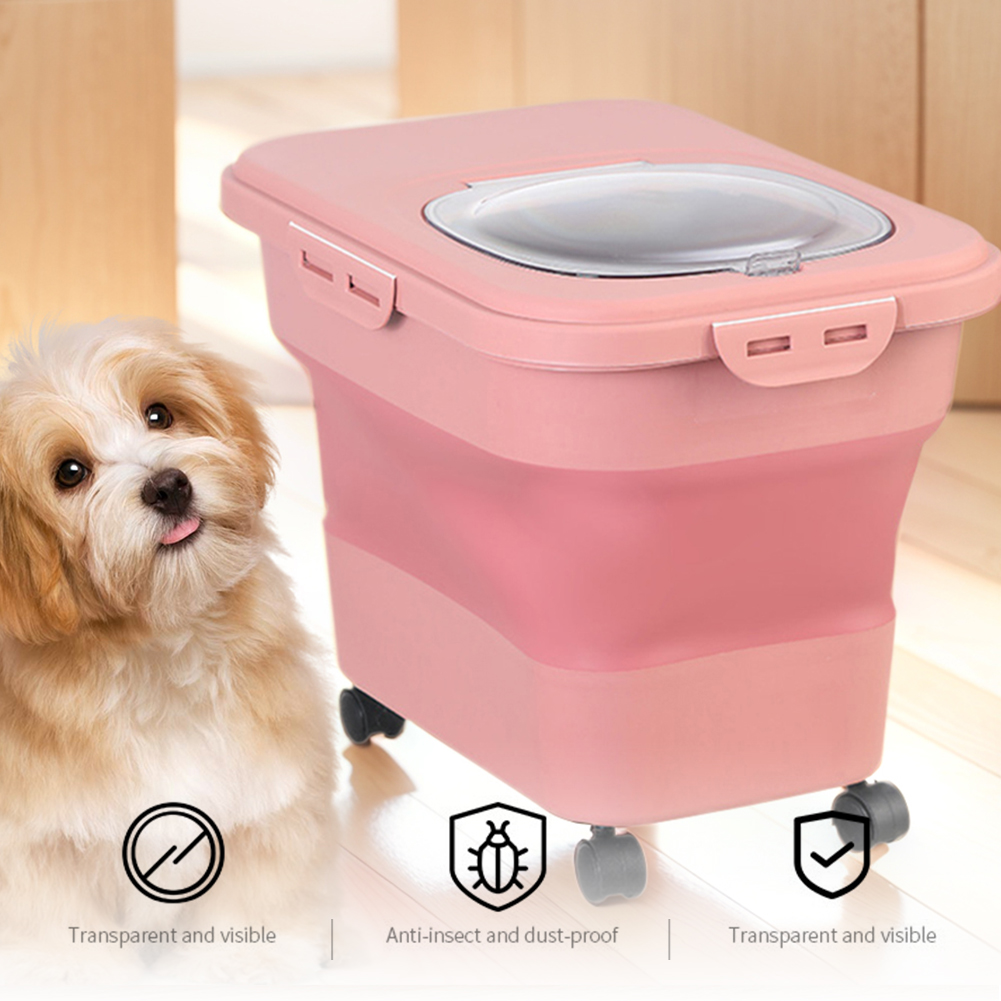 Collapsible Dry Cat Food Box 2 - Food Storage Box Large บทวิจารณ์และราคา