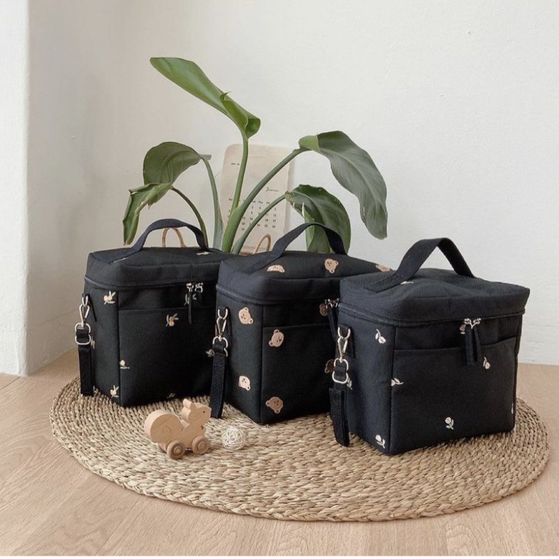 Bear Embroidery Baby Stroller  - Food Storage Thermos บทวิจารณ์และราคา
