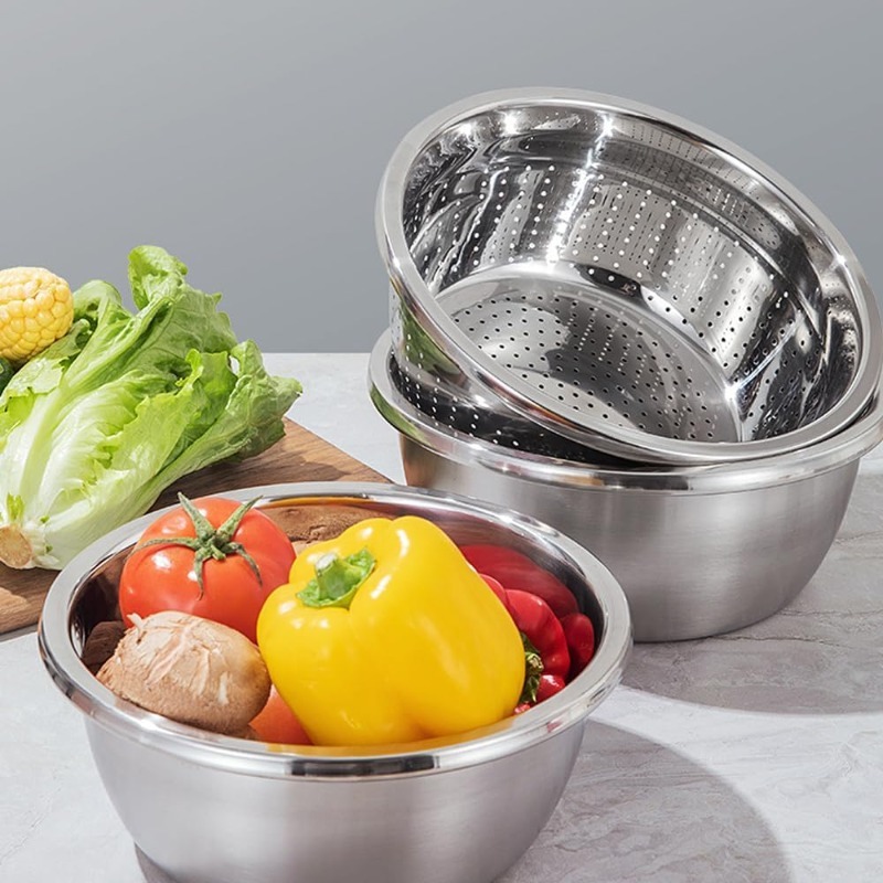 3 in 1 Multifunctional Stainle - Food Storage Vegetables บทวิจารณ์และราคา
