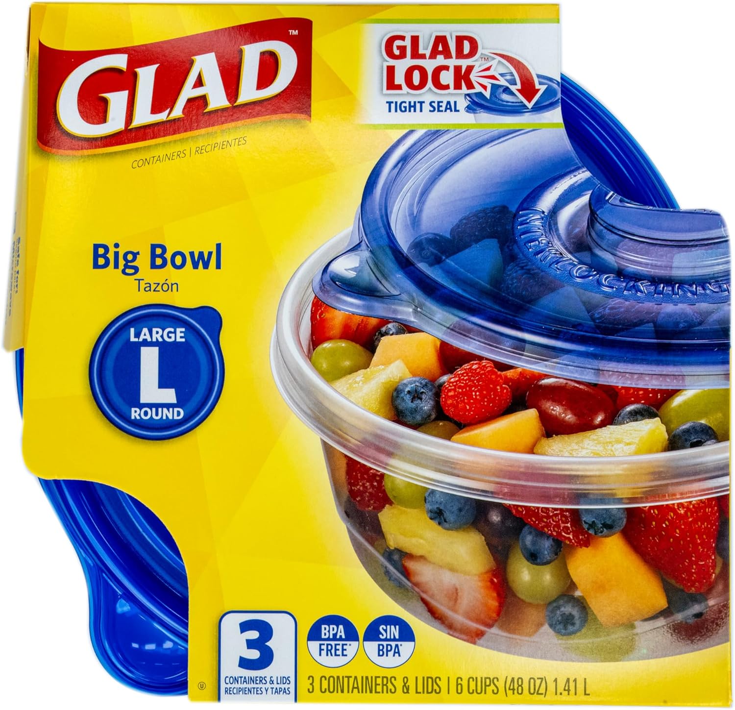 48 oz Round Food Storage Conta - Food Storage Meals บทวิจารณ์และราคา