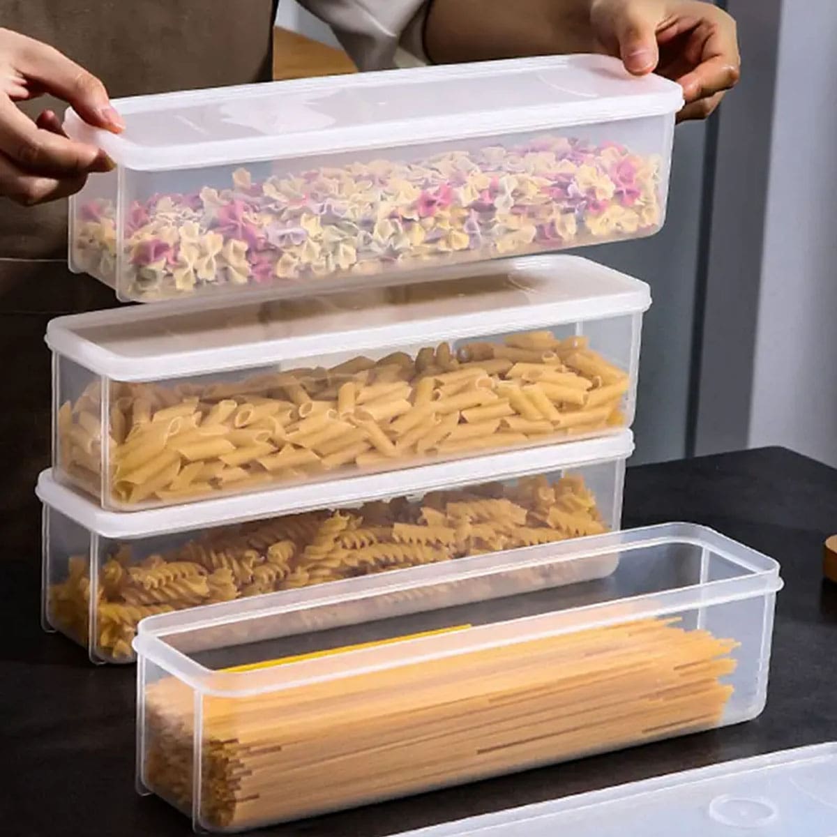 1 Plastic Transparent Storage  - Food Storage Underground บทวิจารณ์และราคา