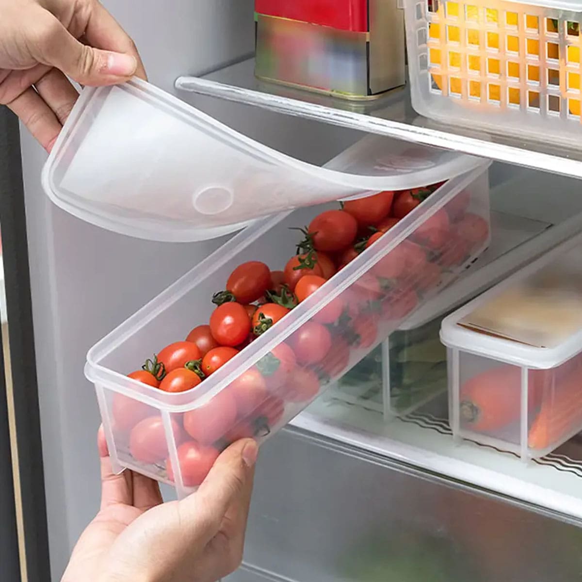 1 Plastic Transparent Storage  - Food Storage Underground บทวิจารณ์และราคา