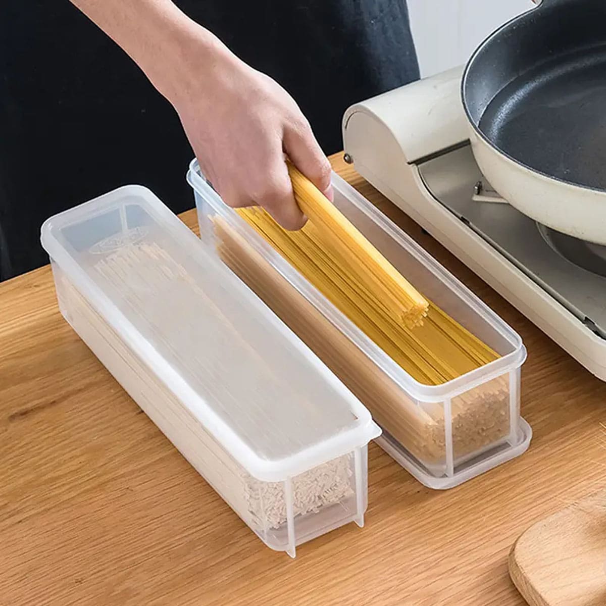 1 Plastic Transparent Storage  - Food Storage Underground บทวิจารณ์และราคา