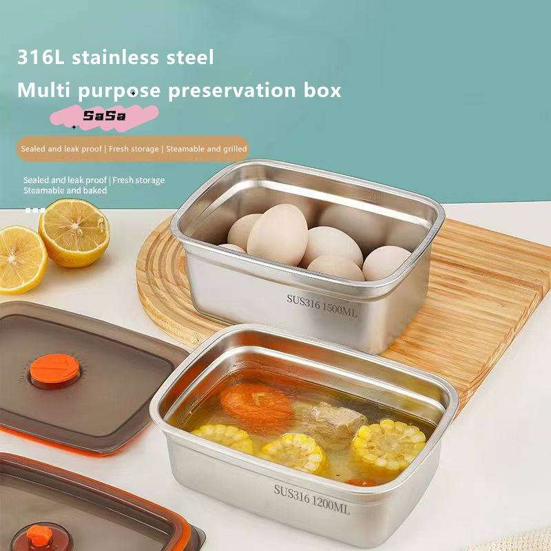 316 Stainless Steel Leak-proof - Food Storage Bowls บทวิจารณ์และราคา