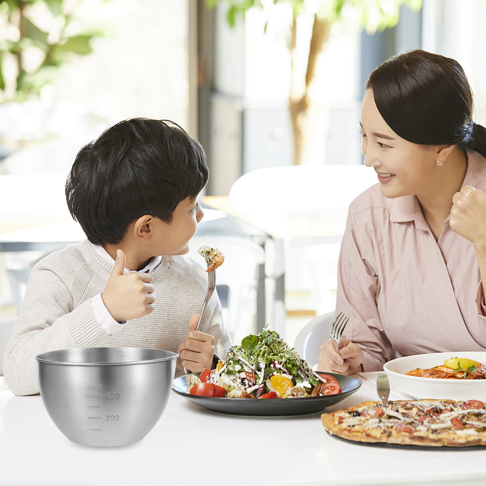 1pc Stainless Steel Mixing Bow - Food Storage Bowls บทวิจารณ์และราคา