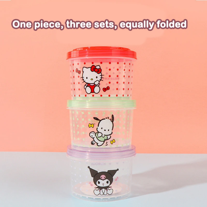 Kitty Bento Box Set 3 Pieces C - Food Storage Underground บทวิจารณ์และราคา