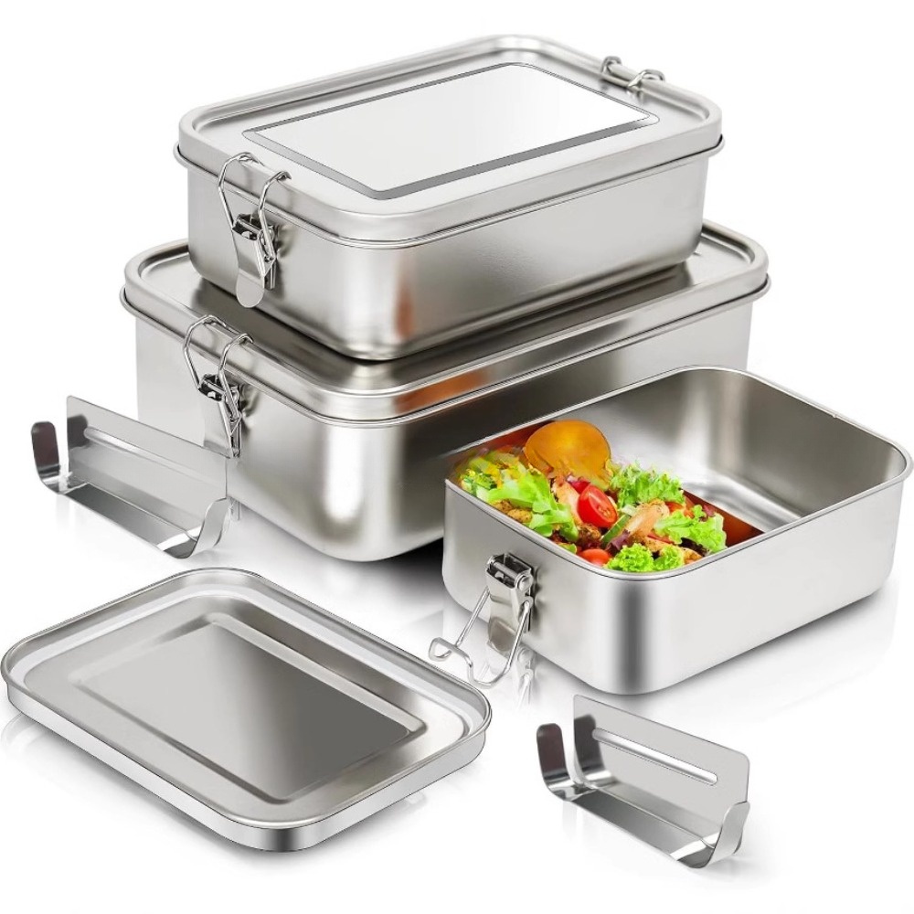 Stainless Steel Bento Box Meta - Food Storage Underground บทวิจารณ์และราคา